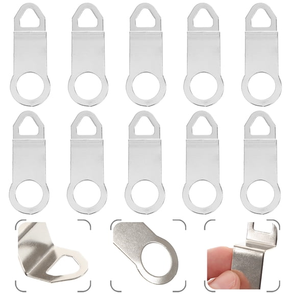 Squalise 10- Clock Hooks with Clock Movement Hangers for Clock Mechanism Replacement and Repair