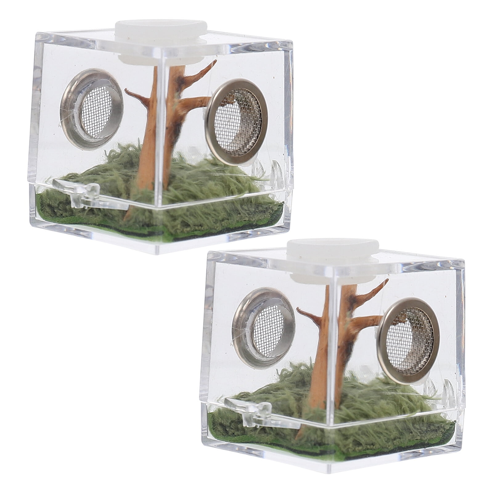 Squalise 2 Set of Spider Habitat Box Small Pet Insect Breeding Box ...