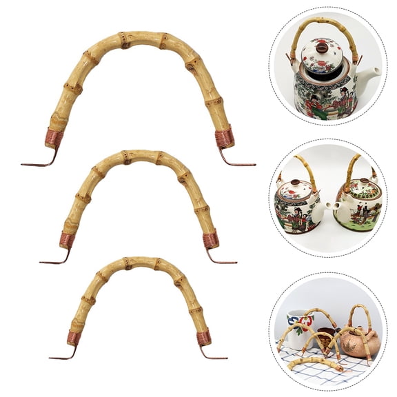 Squalise 3pcs Decorative Kettle Handles Kettle Accessories Japanese Style Teapot Handles