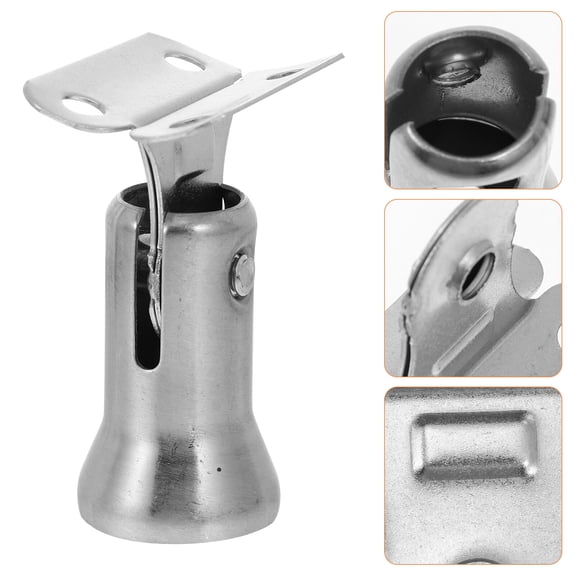 Squalise 4PCS Rust-proof Handrail Support Sturdy Stainless Steel Stair Railing Bracket