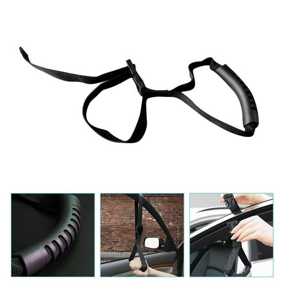 Moluckfu Elderly Assistance Equipment Black 1Set 16.1X4.7X0.4In