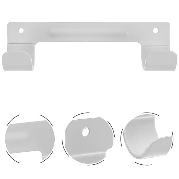 Squalise Wall-Mounted Ironing Board Holder with Hanger Rack for Efficient Space-Saving Storage and Organization