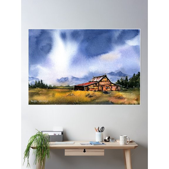 Squall Poster Wall Art, Modern Wall Decor For Living Room Bedroom, 12x18 UNFRAMED