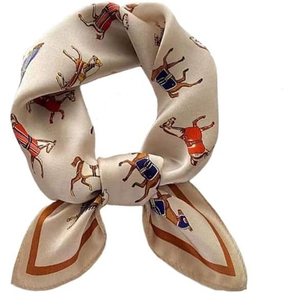 Square 100% Mulberry Silk 21'' x 21'' Hair Scarf Head Sleeping Wrap Satin Head Scarf for Women