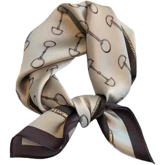 Square 100% Mulberry Silk 21'' x 21'' Hair Scarf Head Sleeping Wrap Satin Head Scarf for Women