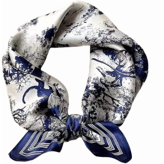 Square 100% Mulberry Silk 21'' x 21'' Hair Scarf Head Sleeping Wrap Satin Head Scarf for Women