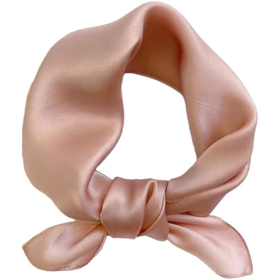 Square 100% Mulberry Silk 21'' x 21'' Hair Scarf Head Sleeping Wrap Satin Head Scarf for Women