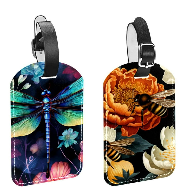 Bee luggage tag deals