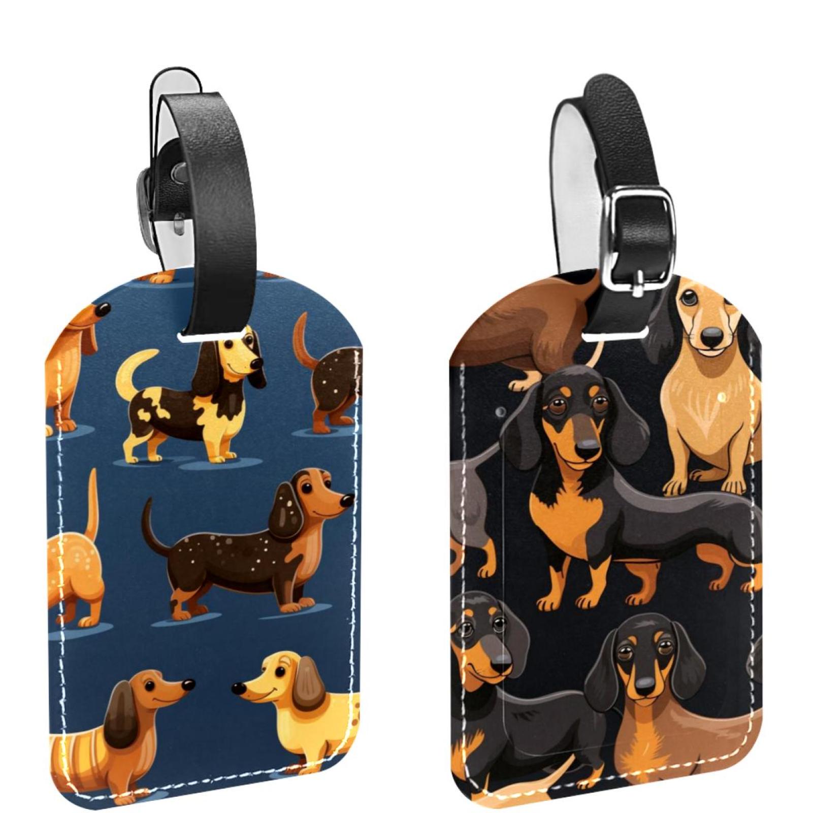 Dachshund luggage tag 2025
