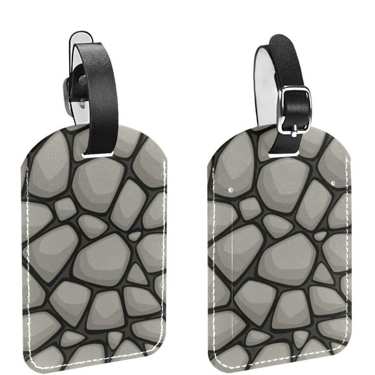 Marble luggage tag deals