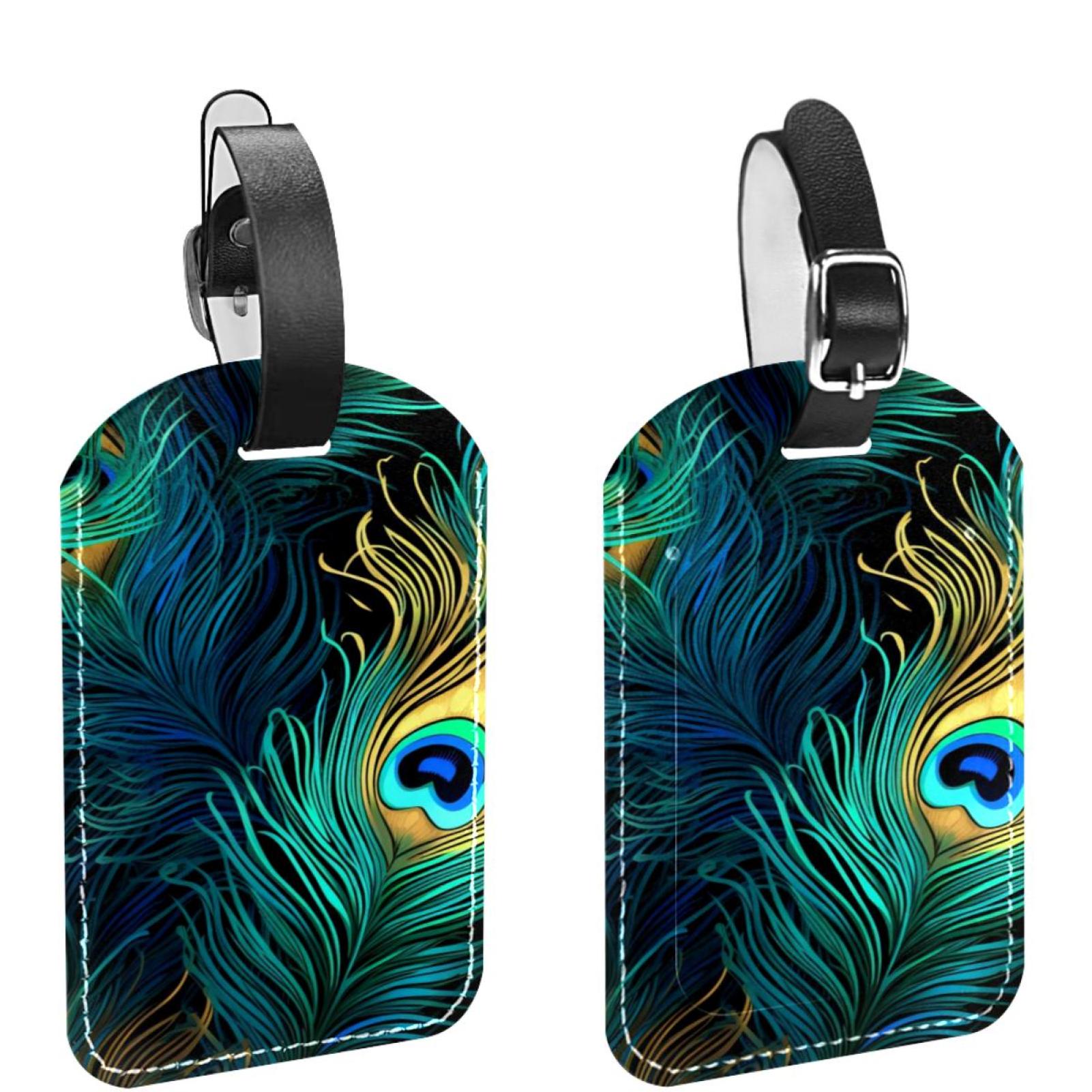 I LOVE PEACOCKS LUGGAGE TAG main image 0