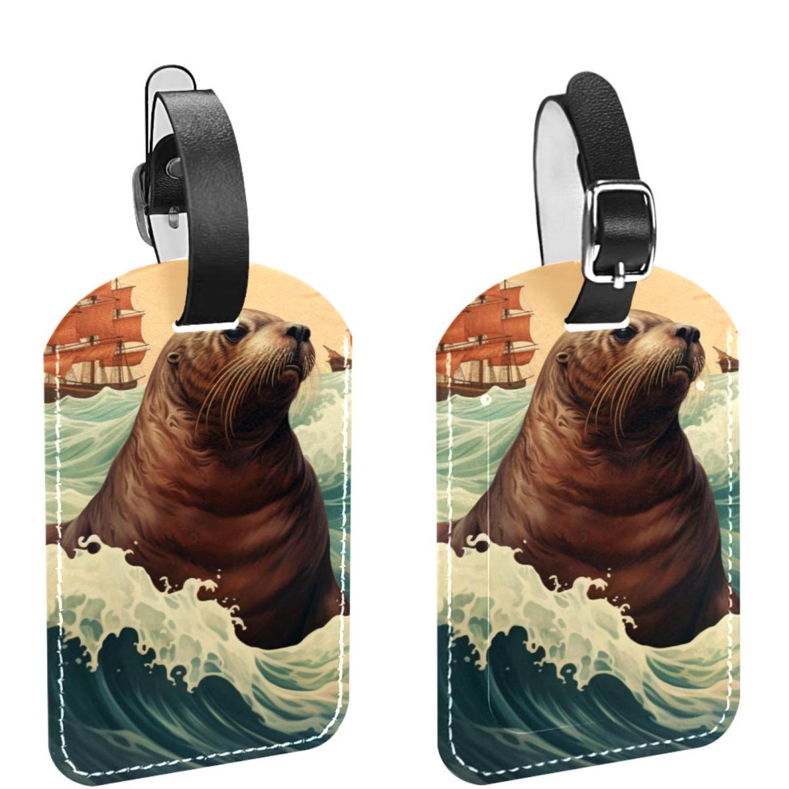 LION LUGGAGE TAG