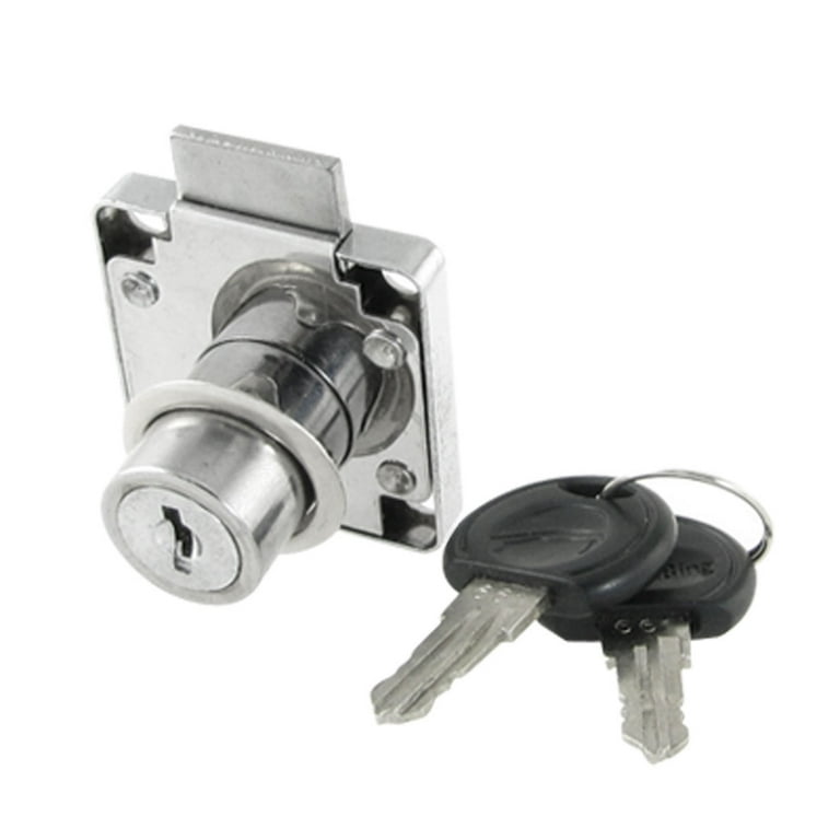 Square 40x40mm Metal Home Drawer Cabinet Lock and Key