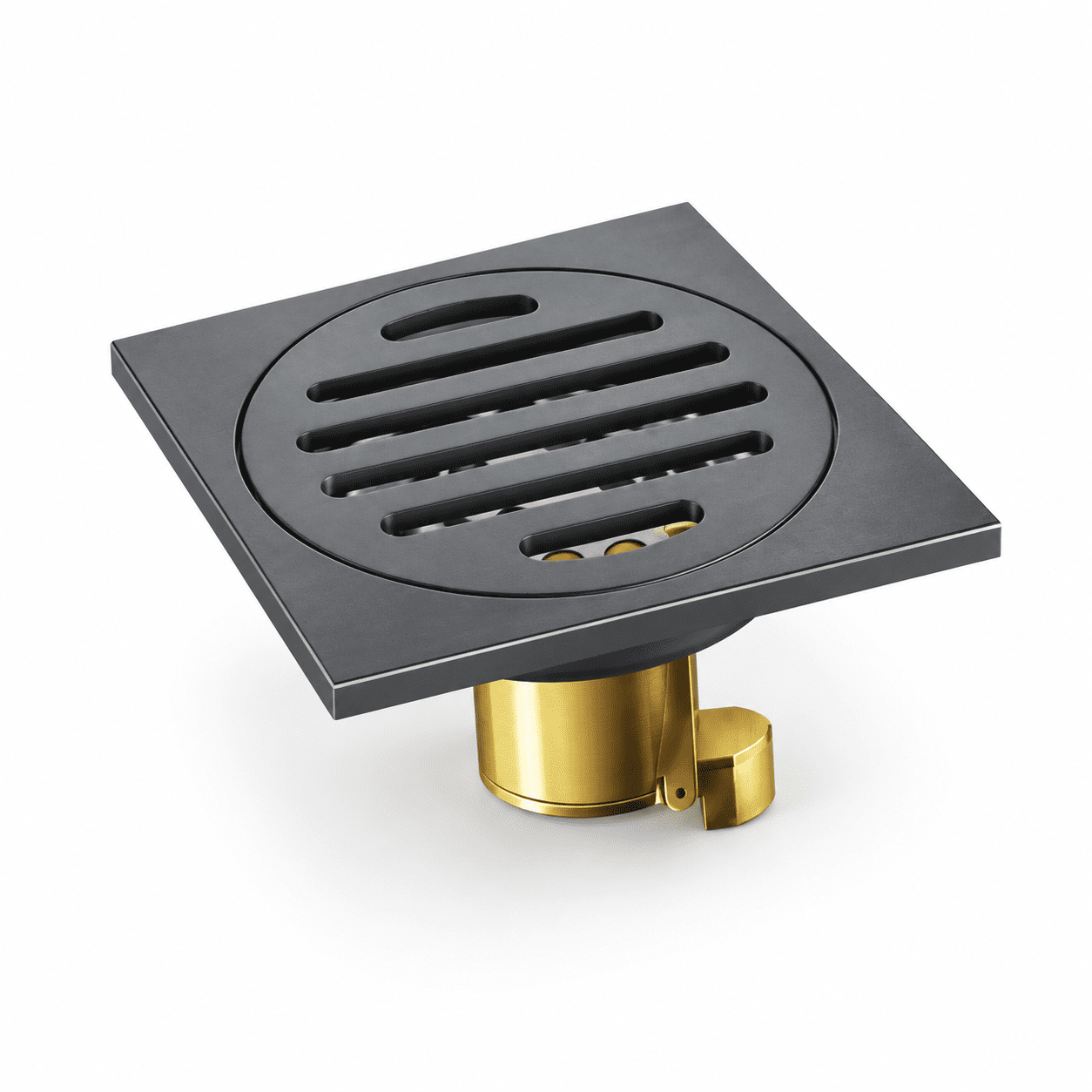 Square 4x4 Inch Stainless Steel Floor Drain For Kitchens Bathrooms and ...