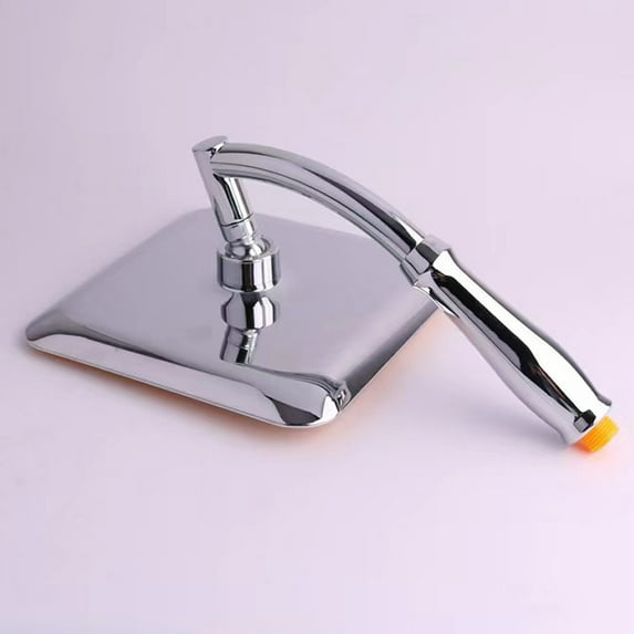 Square ABS Chrome Shower Head 9 inch Rainfall Shower Head Rain Shower Water Saving Showerheads High Pressure Bathroom Accessory (9 inch shower head)