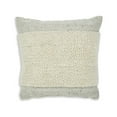 thumbnail image 1 of Square Accent Throw Pillow, 20 Inch, White and Gray Stripes, Polyfill, 1 of 5
