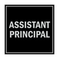thumbnail image 1 of Square Assistant Principal Sign (Black / Silver) - Medium, 1 of 1