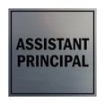 thumbnail image 1 of Square Assistant Principal Sign (Brushed Silver) - Medium, 1 of 1