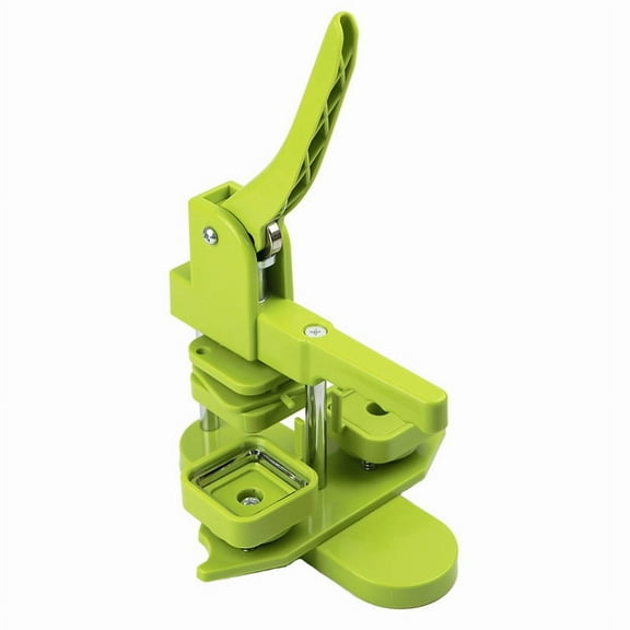 Square Badge Button Maker 50x50mm Machine Rotary Button Press for Refrigerator Magnet Making Button ,Beginner-Friendly
