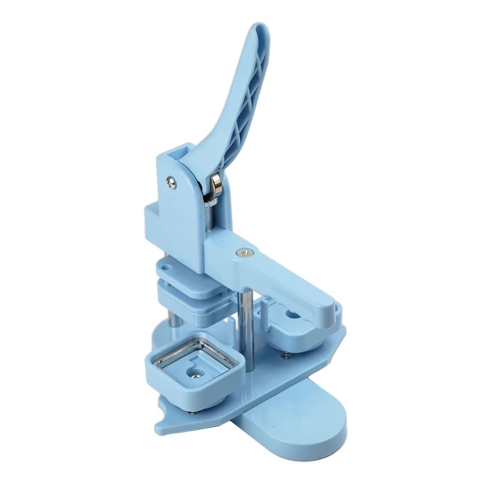 Square Badge Button Maker 50x50mm Rotary Button Press Machine for Refrigerator Magnet Making ,Beginner-Friendly