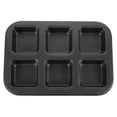 thumbnail image 1 of Square Baking Pan Roasting Mini Oven Pans for Small Muffin Non-stick Coating Thick Carbon Steel Material, 1 of 6