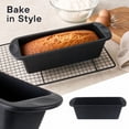 thumbnail image 1 of Square Baking Pan for Oven, Small Bread Loaf Pan, Non-Stick Carbon Steel Bakeware for Homemade Bread, 7.56x2.17 inches, 1 of 4