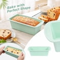 thumbnail image 1 of Square Baking Pan for Oven, Small Bread Loaf Pan, Non-Stick Carbon Steel Bakeware for Homemade Bread, 7.56x2.17 inches, 1 of 4
