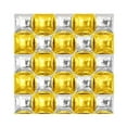 thumbnail image 1 of Square Balloon Wall Square Foil Balloons Wall Backdrop 25 Pcs Double Sided Square Balloons with Ties for Graduation Birthday Baby Shower Bridal Shower Party Arch Backdrop Decorations, 1 of 9