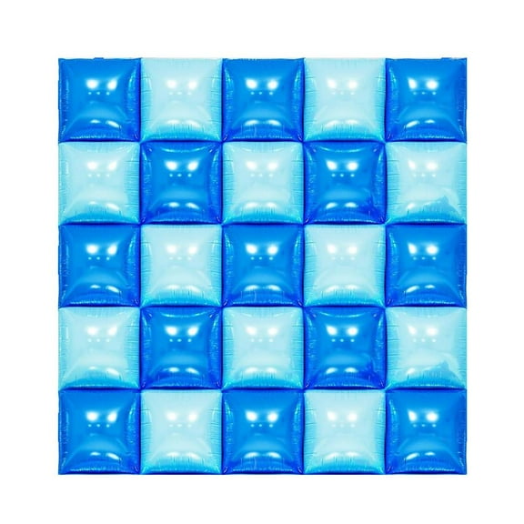 Square Balloon Wall Square Foil Balloons Wall Backdrop 25 Pcs Double Sided Square Balloons with Ties for Graduation Birthday Baby Shower Bridal Shower Party Arch Backdrop Decorations