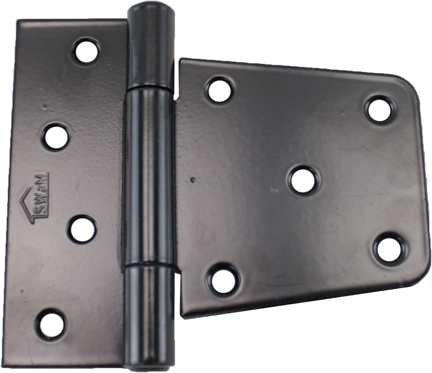 Square Barn Hinge (Set Of 6) Heavy Duty Gate Hinge W/Screws, Barn