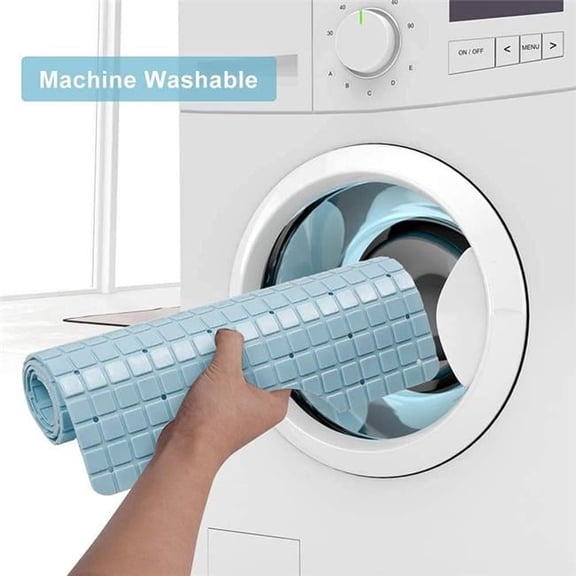 Square Bath Mat, Blue