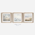 thumbnail image 1 of Square Beach Vintage Seascape Light Blue Coastal Gallery Wall Art Set 3 Unframed Paper Print 12x18, 1 of 1