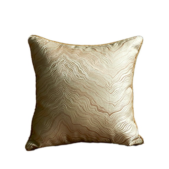 Square Beige Gold Abstract Striped Embroidery Cushion Case Luxury Modern Throw Pillow Cover Decorative Pillow - style:style3;