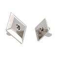 thumbnail image 1 of Square Beveled Magnetic Snap, Nickel Plate, 1 of 1