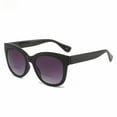 thumbnail image 1 of Square Bifocal Oversized Reading Glasses 3.5 for Men Fishing, Plastic Spring Hinge Temple Readers, Black Classic Presbyopic Sunglasses +3.50, 1 of 4
