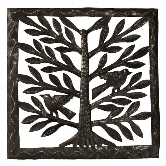 Square Birds in Foliage