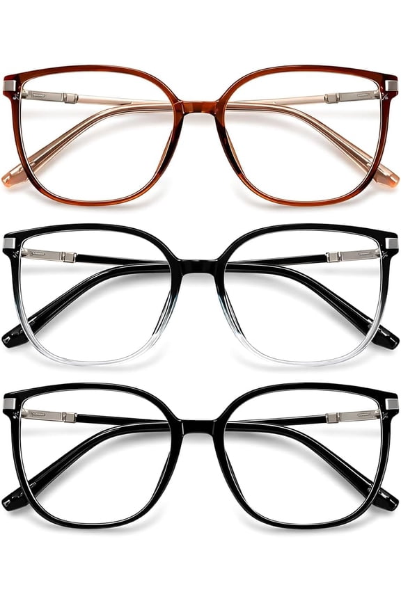 Square Blue Light Blocking Glasses, Fashion Eyewear for Men and Women