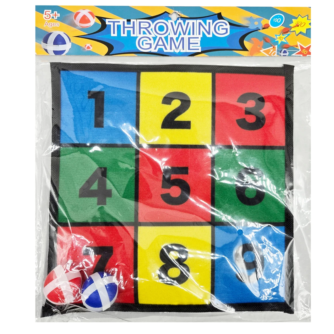 Square Board Game for Kids, Toss Sticky Balls to Score Points, Develop ...