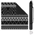 thumbnail image 1 of Square Boho Mahjong Mat 31.5x31.5 Inches, Anti-Slip Rubber Game Table Pad with Noise Reduction for Tiles, Multi-Use Mat for Card Games Board Games and Parties, 1 of 7