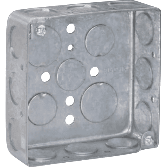 Square Box - Pack of 2  Home & Garage Storage, Stackable Design