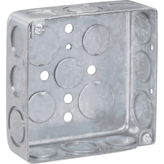 Square Box - Single Pack Home & Garage Storage, Stackable Design