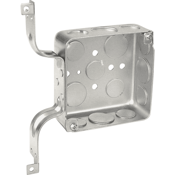 Square Box with Off-Center Knockouts - Single Pack