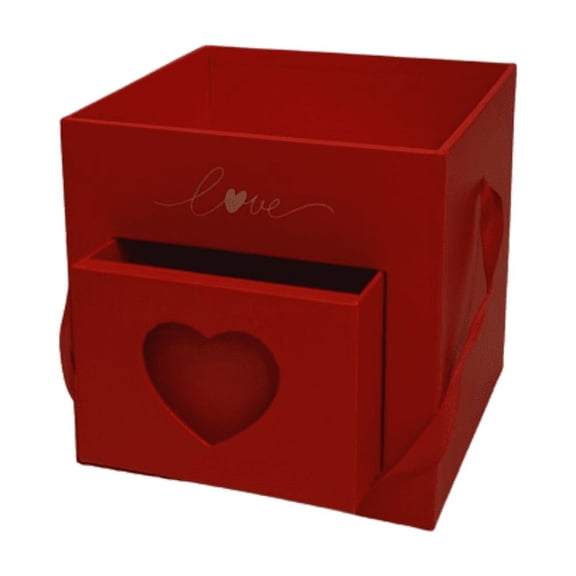 Square Box with Surprise Drawer, Various Colors W2909-2912