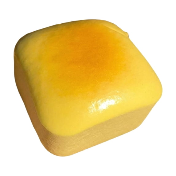 Square Bread Squishy Stress Ball - Premium Slow Rising Squishy Fidget Toys for Office Anxiety, Realistic Food Squishy for Desk Use
