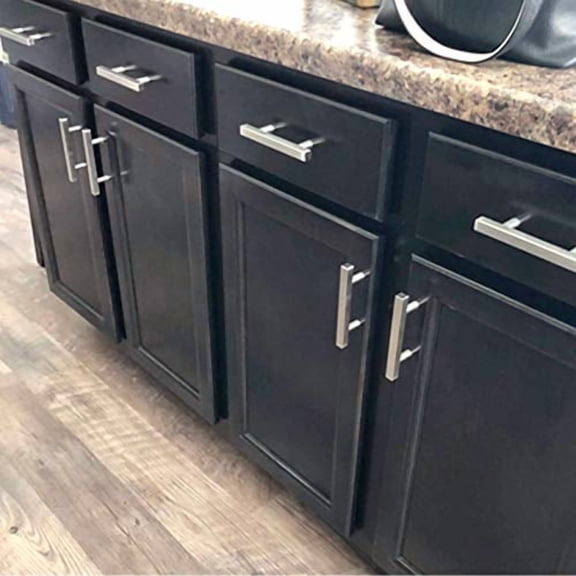 Square Cabinet Pulls Stainless Steel Square Drawer Pulls Brushed Nickel Cabinet Pulls for Kitchen Closet Door Handle, Dress Wardrobe Hardware (Hole Center:2-1/2" (64mm), 50 Pack)