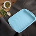 thumbnail image 1 of Square Cake Pan 8x8 Nonstick Silicone Baking for Cakes Rice Lasagnas Durable Oven Dishwasher Reusable, 1 of 8