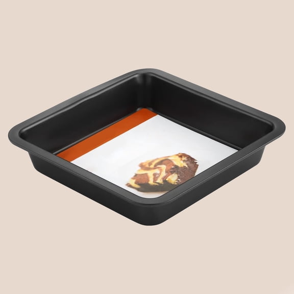 Square Cake Pan, Non-Stick Carbon Steel Deep Dish Baking Mold for Cakes, Bread, Pizza, Cookies