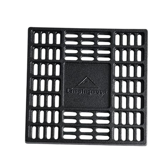 Square Camping Fire Carbon Board Fire Carbon Plate Sheet for Patio , Black, 25x25x1.5cm