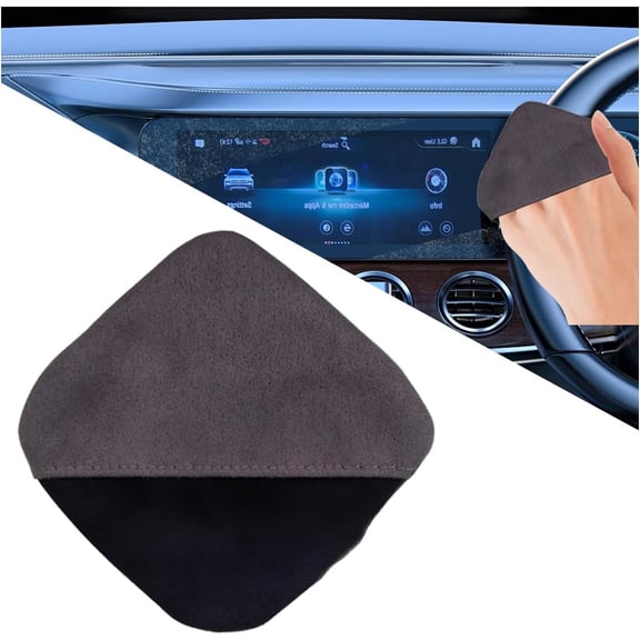 Square Car Touch Screen Cleaning Cloth, Microfiber Cleaning Pads Car Cleaning Wiping Cloth, Vehicle Screen Cleaning Tool Car Interior Cleaning Cloth, Suitable for Car Dashboard Display Electronic Dev