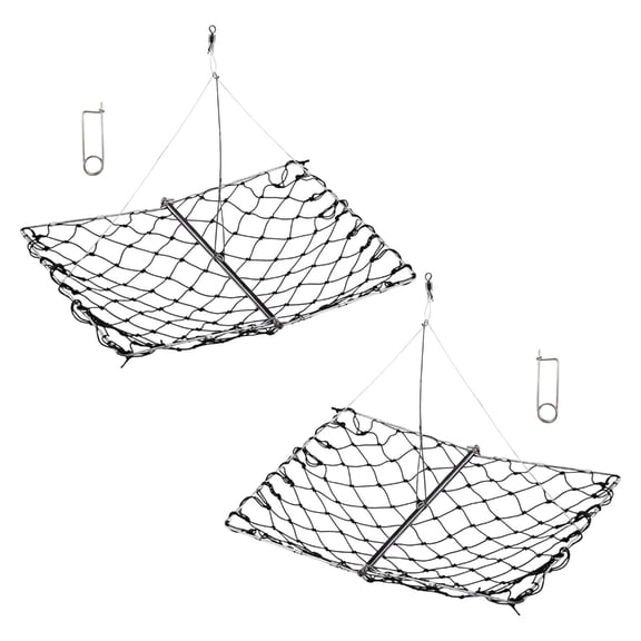 Square Castable Crabs Fish Net Folding Castable Crabbing Net Crabbing Equipment for Long Terms